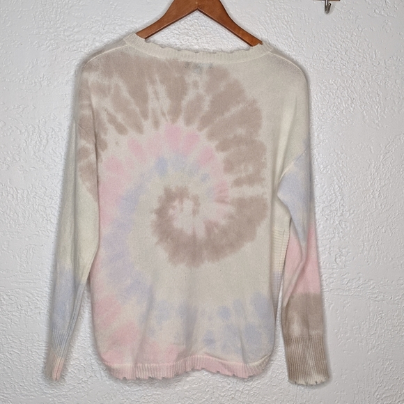 Repeat Cashmere Tie Dye Distressed Sweater XS - Picture 6 of 9